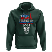 USA American Flag Basketball Hoodie 5 Years In A Row Champions 2024 - Wonder Print Shop