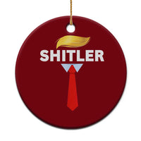 Funny Political Satire Ceramic Ornament Sarcastic Political Parody - Wonder Print Shop