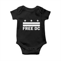 Free DC Baby Onesie Defend Washington D.C. Statehood Politics - Wonder Print Shop