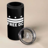 Free DC 4 in 1 Can Cooler Tumbler Defend Washington D.C. Statehood Politics - Wonder Print Shop