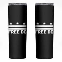 Free DC Skinny Tumbler Defend Washington D.C. Statehood Politics - Wonder Print Shop