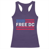 Free DC Patriotic Racerback Tank Top Defend Washington D.C. Statehood American Flag - Wonder Print Shop
