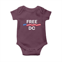 Free DC Baby Onesie Defend Washington D.C. Statehood Rights - Wonder Print Shop