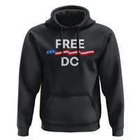 Free DC Hoodie Defend Washington D.C. Statehood Rights - Wonder Print Shop