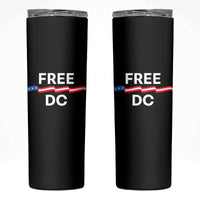 Free DC Skinny Tumbler Defend Washington D.C. Statehood Rights - Wonder Print Shop