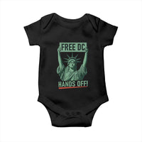 Free DC Hands Off Baby Onesie Statue of Liberty for Washington D.C. Rights - Wonder Print Shop