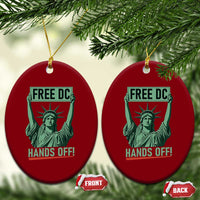 Free DC Hands Off Ceramic Ornament Statue of Liberty for Washington D.C. Rights - Wonder Print Shop