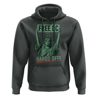 Free DC Hands Off Hoodie Statue of Liberty for Washington D.C. Rights - Wonder Print Shop