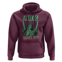 Free DC Hands Off Hoodie Statue of Liberty for Washington D.C. Rights - Wonder Print Shop