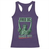 Free DC Hands Off Racerback Tank Top Statue of Liberty for Washington D.C. Rights - Wonder Print Shop