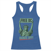 Free DC Hands Off Racerback Tank Top Statue of Liberty for Washington D.C. Rights - Wonder Print Shop