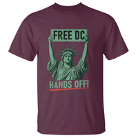 Free DC Hands Off T Shirt Statue of Liberty for Washington D.C. Rights - Wonder Print Shop