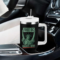 Free DC Hands Off Tumbler With Handle Statue of Liberty for Washington D.C. Rights - Wonder Print Shop