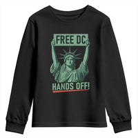 Free DC Hands Off Youth Sweatshirt Statue of Liberty for Washington D.C. Rights - Wonder Print Shop