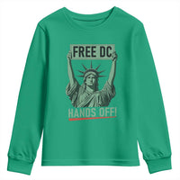 Free DC Hands Off Youth Sweatshirt Statue of Liberty for Washington D.C. Rights - Wonder Print Shop