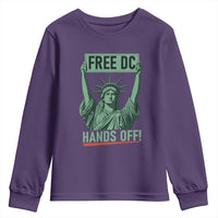Free DC Hands Off Youth Sweatshirt Statue of Liberty for Washington D.C. Rights - Wonder Print Shop
