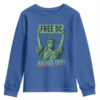Free DC Hands Off Youth Sweatshirt Statue of Liberty for Washington D.C. Rights - Wonder Print Shop