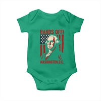 Hands Off DC Patriotic Baby Onesie George Washington American Flag - Wonder Print Shop