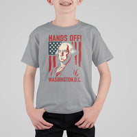 Hands Off DC Patriotic T Shirt For Kid George Washington American Flag - Wonder Print Shop