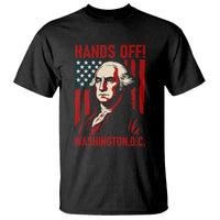 Hands Off DC Patriotic T Shirt George Washington American Flag - Wonder Print Shop