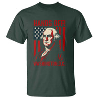 Hands Off DC Patriotic T Shirt George Washington American Flag - Wonder Print Shop