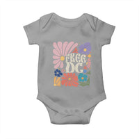Free DC Subtle Groovy Floral Baby Onesie Washington D.C. Rights Retro Hippie Style - Wonder Print Shop