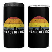 Hands Off DC 4 in 1 Can Cooler Tumbler Retro Washington D.C. Skyline - Wonder Print Shop