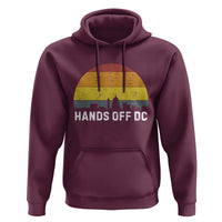 Hands Off DC Hoodie Retro Washington D.C. Skyline - Wonder Print Shop