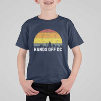 Hands Off DC T Shirt For Kid Retro Washington D.C. Skyline - Wonder Print Shop