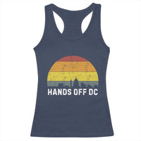 Hands Off DC Racerback Tank Top Retro Washington D.C. Skyline - Wonder Print Shop