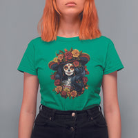 Day of the Dead Women T Shirt For Women La Catrina De Los Muertos Calavera Sugar Skull Women - Wonder Print Shop