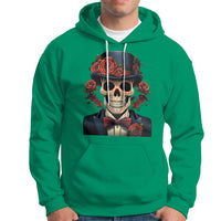 Day of the Dead Men Hoodie Dia De Los Muertos Calavera Sugar Skull Man Fancy Dress - Wonder Print Shop