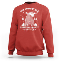 Nakatomi Plaza Sweatshirt Christmas Party 1988 Survivor - Wonder Print Shop
