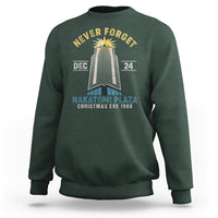 Nakatomi Plaza Sweatshirt Never Forget December 24 Christmas Eve 1988 - Wonder Print Shop