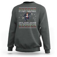 Nakatomi Plaza Sweatshirt It's Not Christmas Until Hans Gruber Falls - Wonder Print Shop
