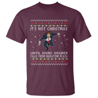 Nakatomi Plaza T Shirt It's Not Christmas Until Hans Gruber Falls - Wonder Print Shop