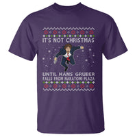 Nakatomi Plaza T Shirt It's Not Christmas Until Hans Gruber Falls - Wonder Print Shop
