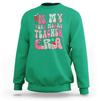 In My Very Merry Teacher Era Xmas Groovy Christmas Sweatshirt - Wonder Print Shop