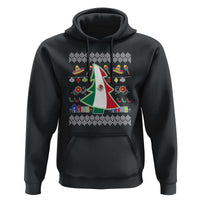 Mexican Christmas Hoodie Mexico Flag Xmas Tree Ugly Sweater