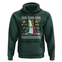 Mexican Christmas Hoodie Mexico Flag Xmas Tree Ugly Sweater
