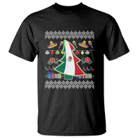 Mexican Christmas T Shirt Mexico Flag Xmas Tree Ugly Sweater - Wonder Print Shop