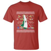 Mexican Christmas T Shirt Mexico Flag Xmas Tree Ugly Sweater - Wonder Print Shop