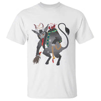 Christmas Merry Krampus T Shirt Naughty Horror Evil Xmas Psychobilly - Wonder Print Shop