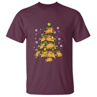 Taco Christmas Tree T Shirt Mexican Food Tacos Lover Xmas in Mexico - Wonder Print Shop