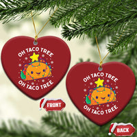 Taco Xmas Tree Christmas Ornament Oh Taco Tree Cute Xmas Mexican Food Lover - Wonder Print Shop