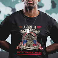 I Am A Veteran I Can Fix Stupid But It's Gonna Hurt Funny US Veteran T Shirt - Wonder Print Shop