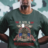 I Am A Veteran I Can Fix Stupid But It's Gonna Hurt Funny US Veteran T Shirt - Wonder Print Shop