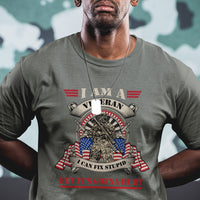 I Am A Veteran I Can Fix Stupid But It's Gonna Hurt Funny US Veteran T Shirt - Wonder Print Shop
