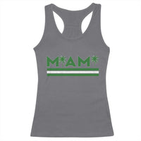 Retro Miami Palm Tree Racerback Tank Top Vintage South Florida Pride Distressed Orange and Green