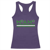 Retro Miami Palm Tree Racerback Tank Top Vintage South Florida Pride Distressed Orange and Green